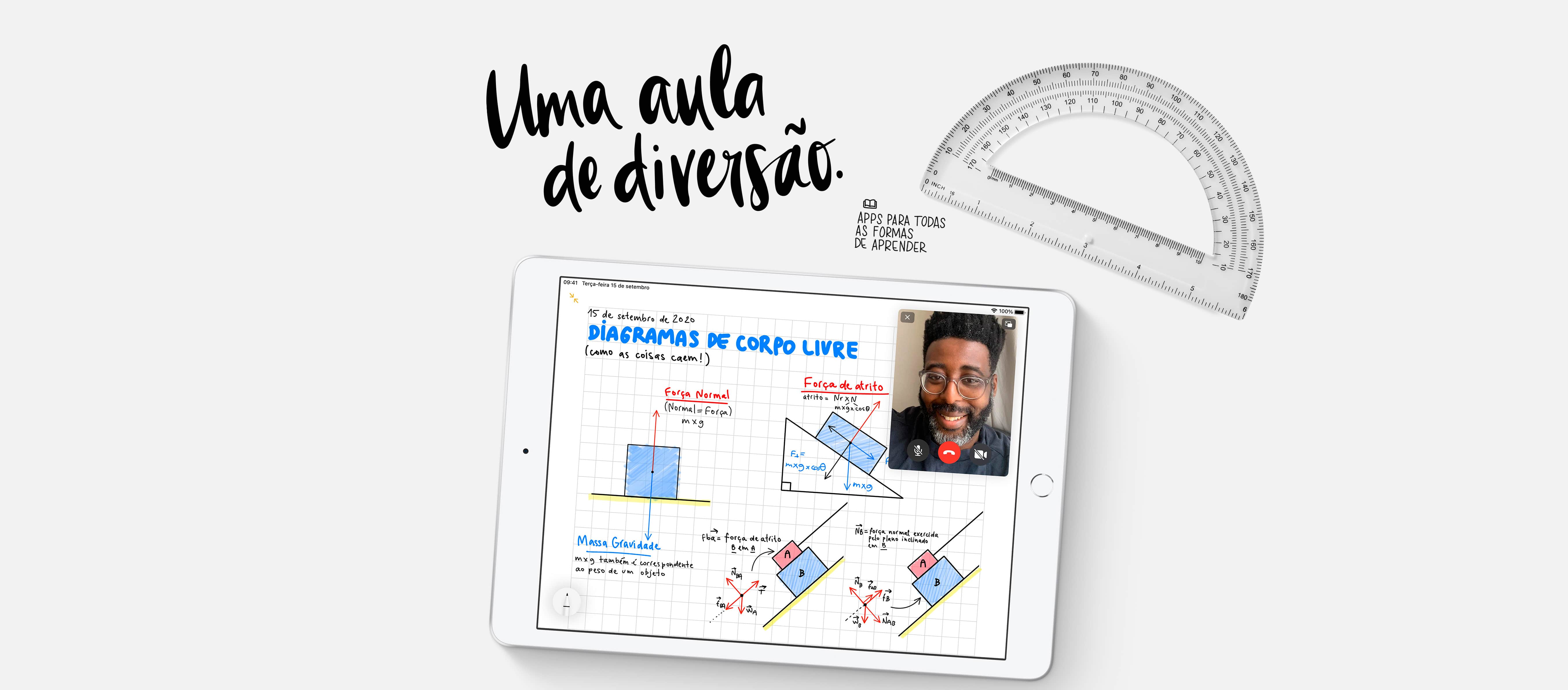  iPad 10,2 8ª geração Apple Wi-Fi  128GB - Prateado